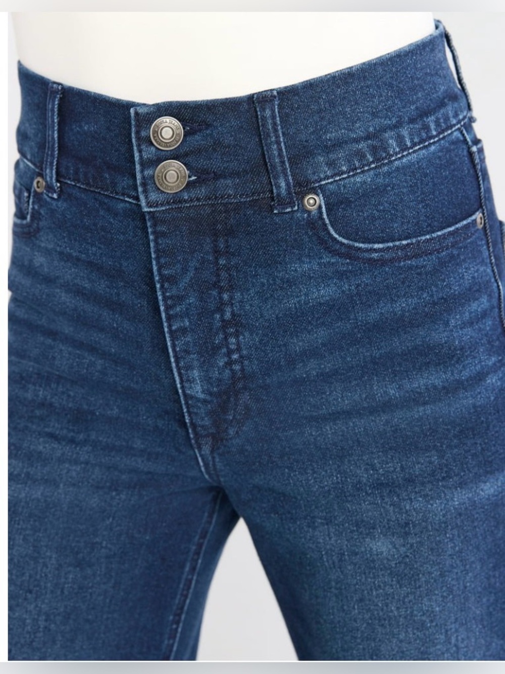 sofia by sofia vergara Dark Blue High-Rise Wide-Leg Jeans - Picture 2 of 6